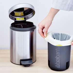 Poubelles fermées